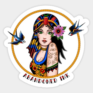 Gypsy Girl Sticker